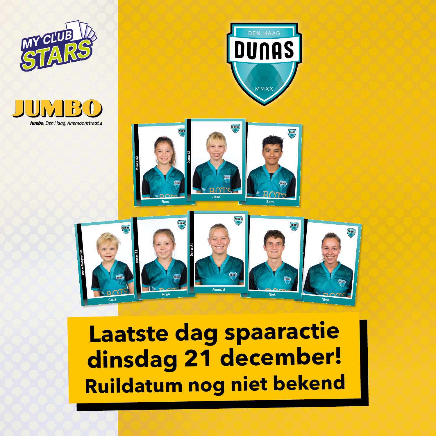 SV Dunas - Einde Spaaractie Jumbo + Ruilendag Plaatjes